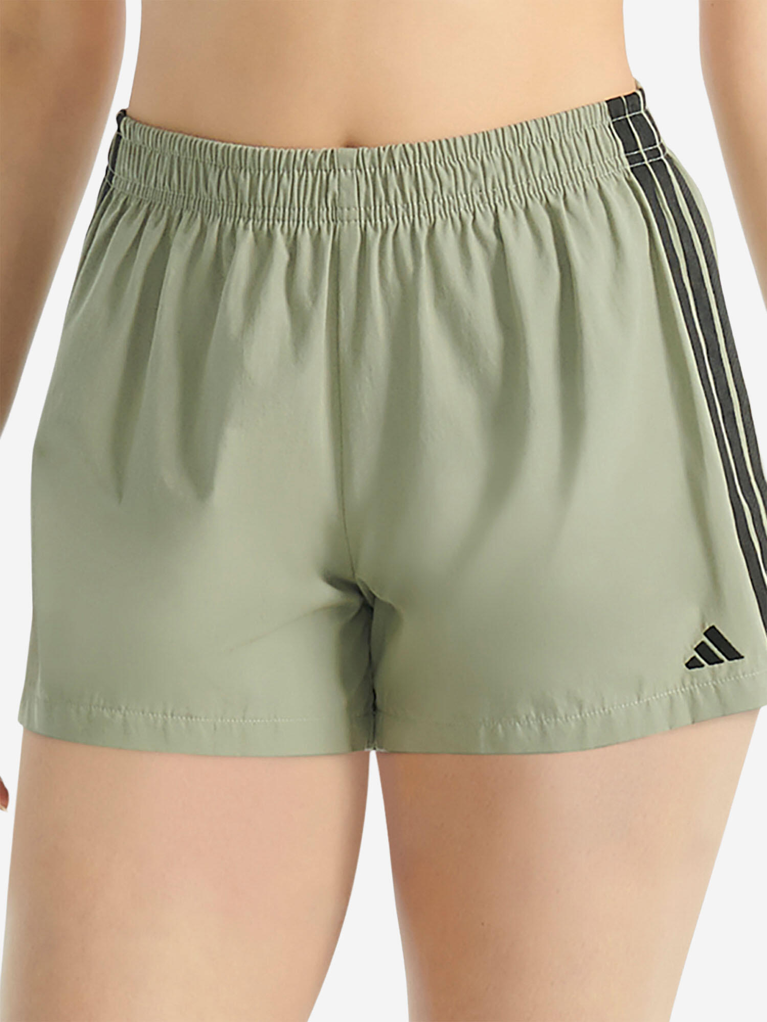 Shorts atmungsaktiv sportlich Damen - Sport Active Essentials Cotton khaki 2/7