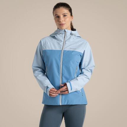 Vanth Damen Softshelljacke wasserdicht - foggy blue
