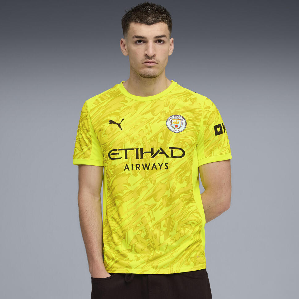 Męska koszulka bramkarska Manchester City 25/26 PUMA Yellow Alert