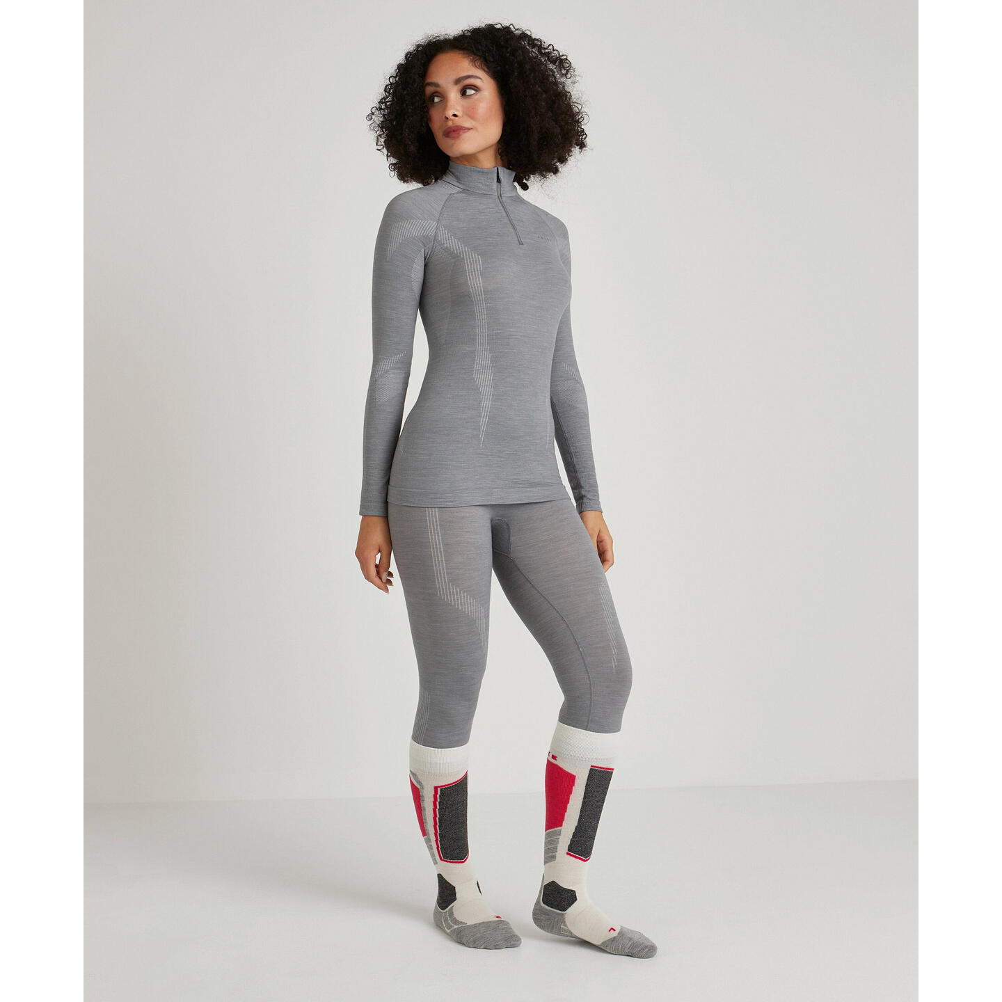Camiseta de manga larga para mujer Falke Wool-Tech 2/5