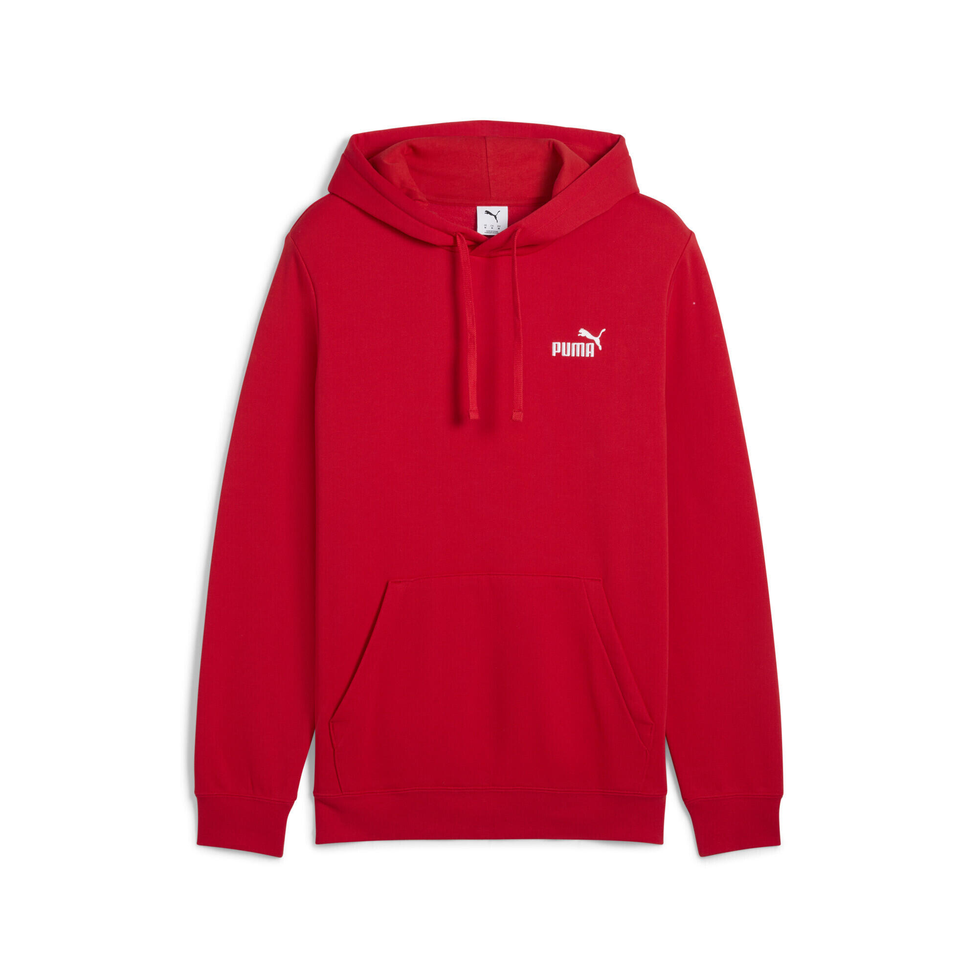 Męska bluza z kapturem Essentials z małym logo No. 1 PUMA For All Time Red