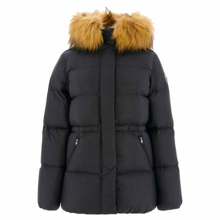 Doudoune à capuche pour femme Grand Froid Noir Luxe 2.0