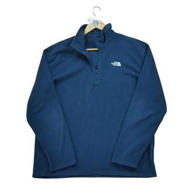 Tweedehands - heren tnf navy fleece pullover - als nieuw
