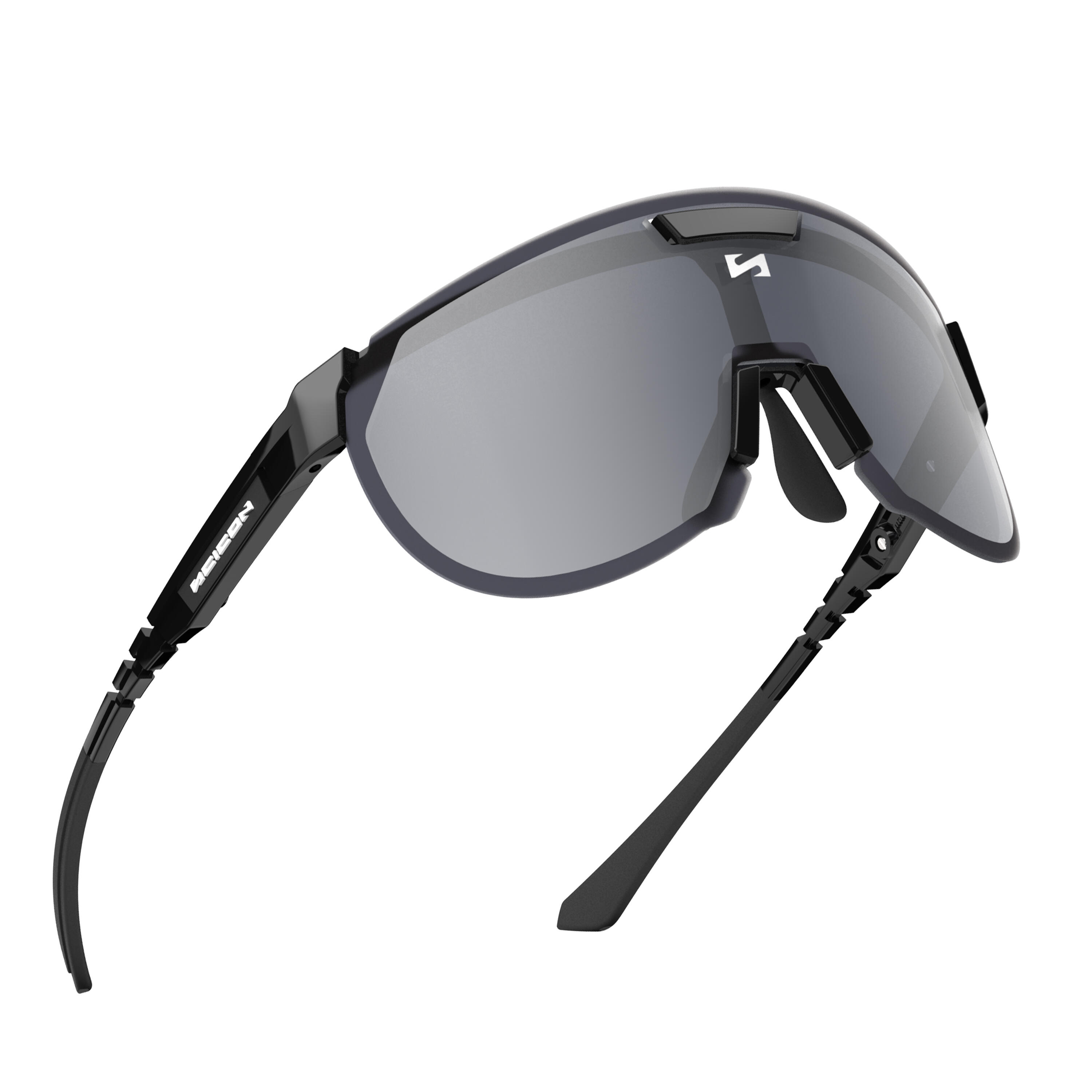 Lunettes Aerotrail Noir Brillant / Miroir Argent Scicon Sports 5/6