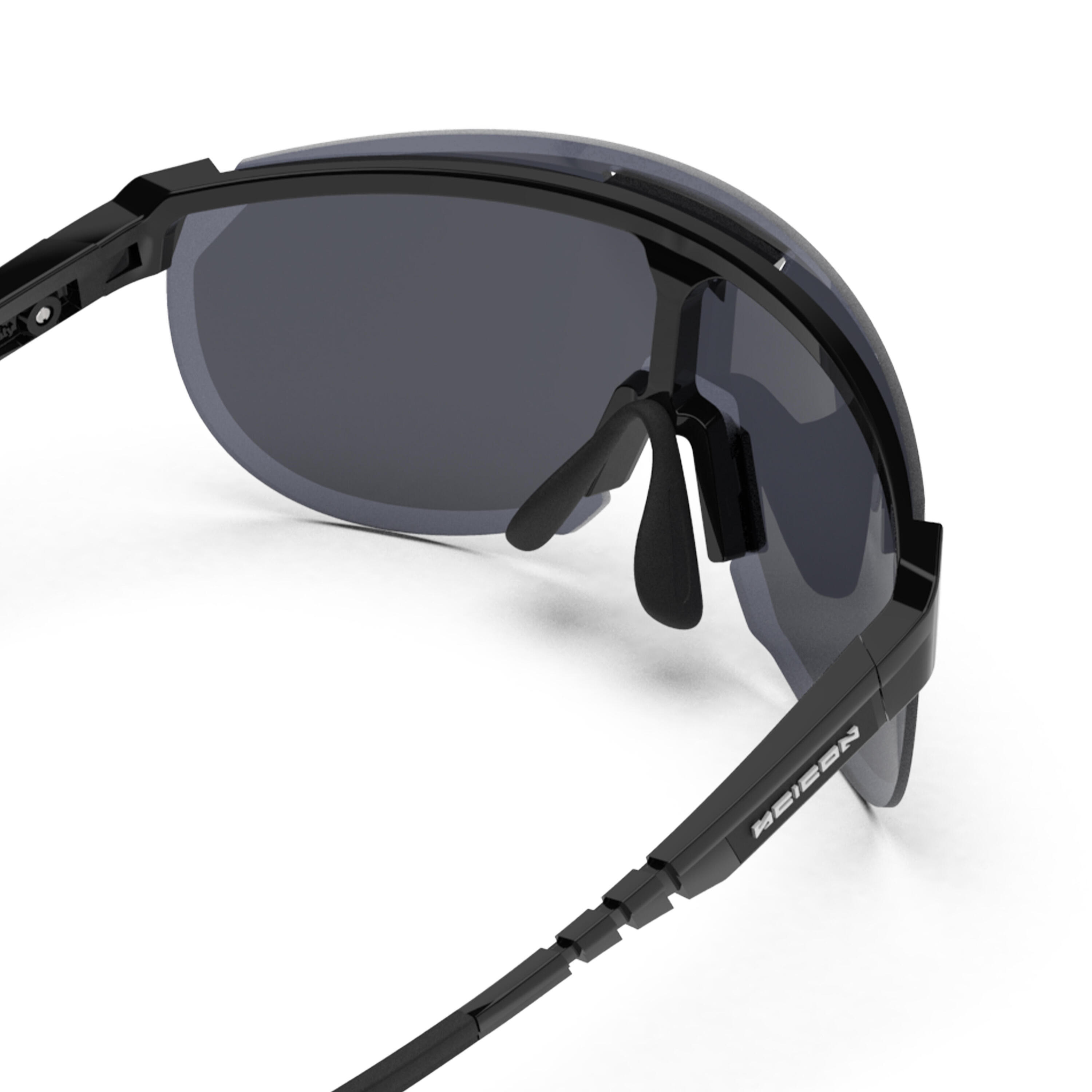 Lunettes Aerotrail Noir Brillant / Miroir Argent Scicon Sports 4/6