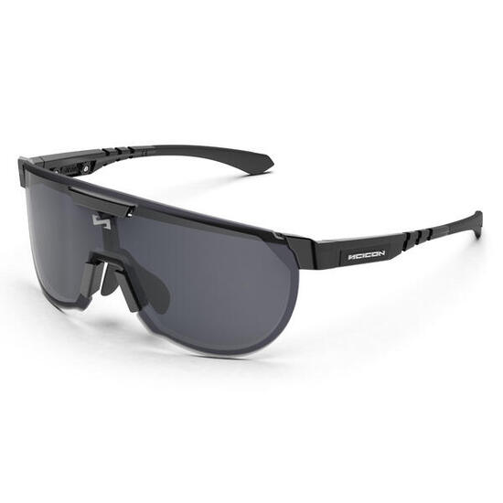 Aerotrail Occhiali Sportivi Nero / Argento Specchiato Scicon Sports