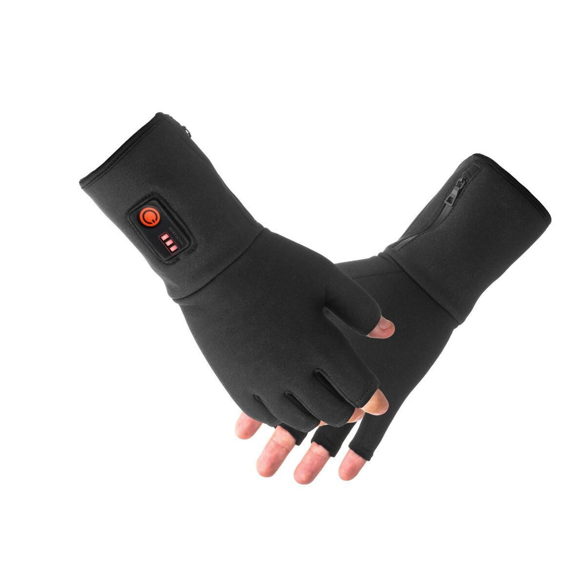 Bertschat - Sous-gants Sans Doigts - Gants Chauffants Doublure | Chasse & Sports | Usb-c - Gants Chauffant - Noir - 56 3xl - Decathlon