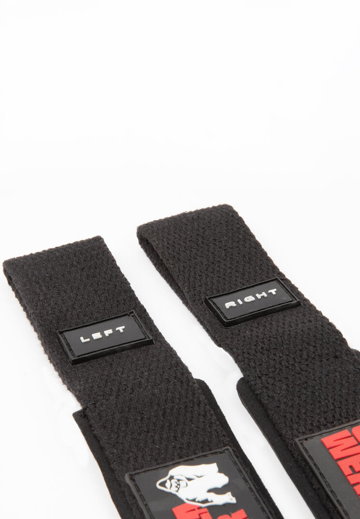 Padded Silicone Lifting Straps - Noir 3/4