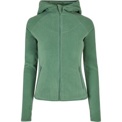 Dames hoodie urban classic polar fleece zip