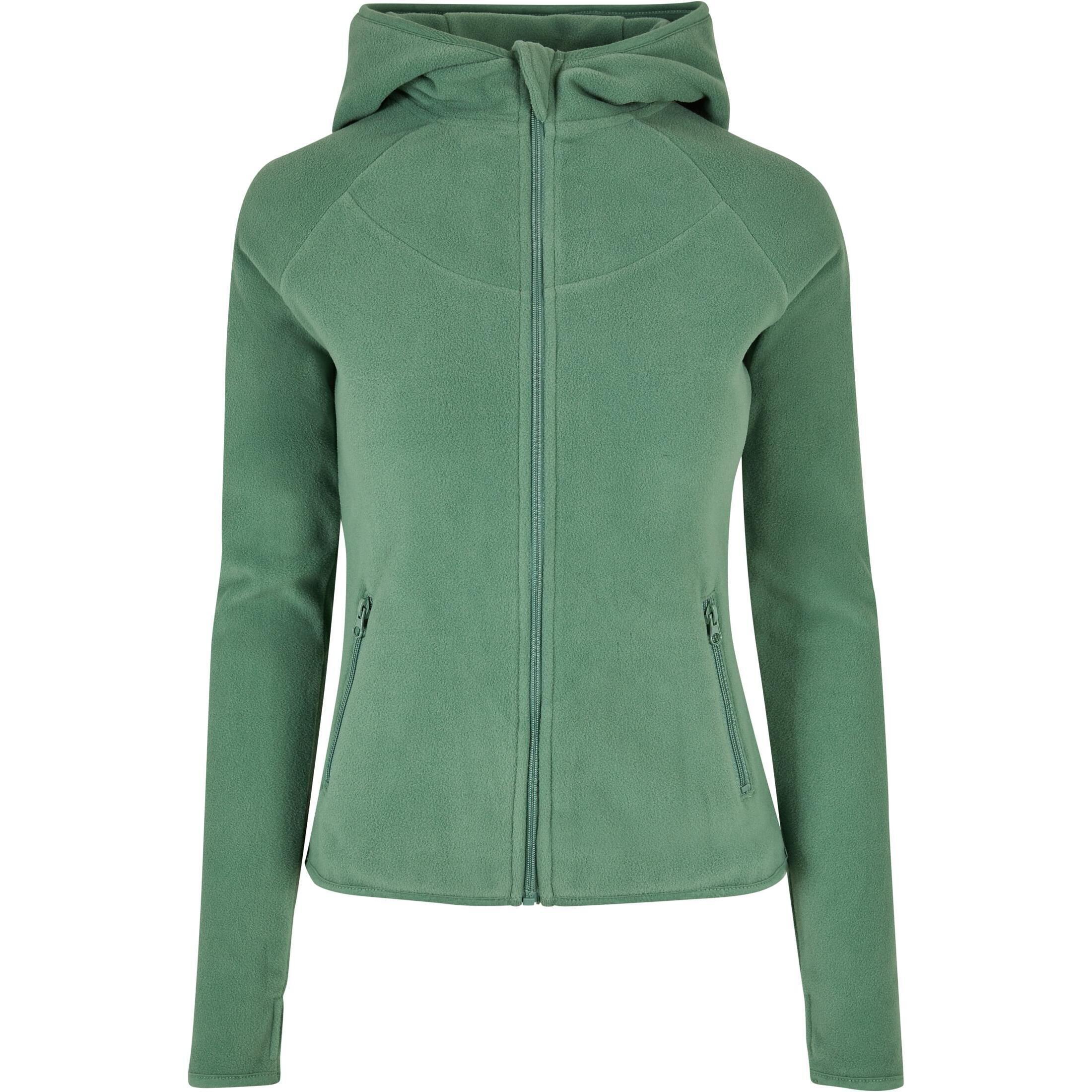 Urban Classics - Polaire À Capuche Zippé Femme Urban Classics - Polaire - Vert - Decathlon