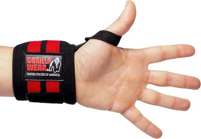 Wrist wraps pro - zwart/rood
