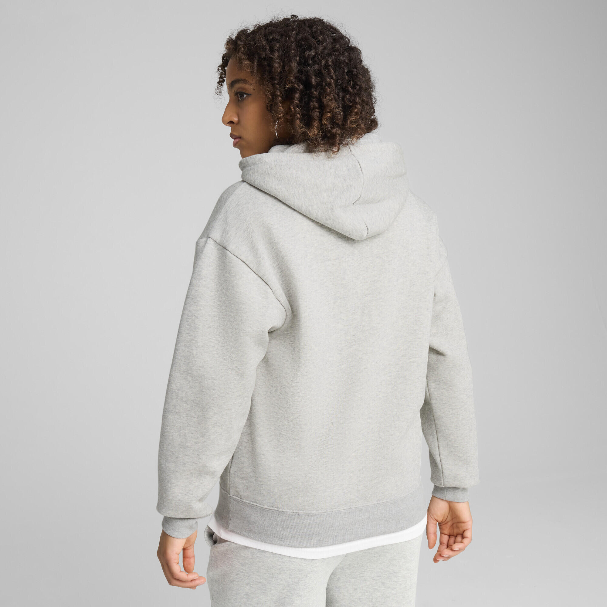 Felpa con cappuccio con logo piccolo Essentials No. 1 da donna PUMA 3/5