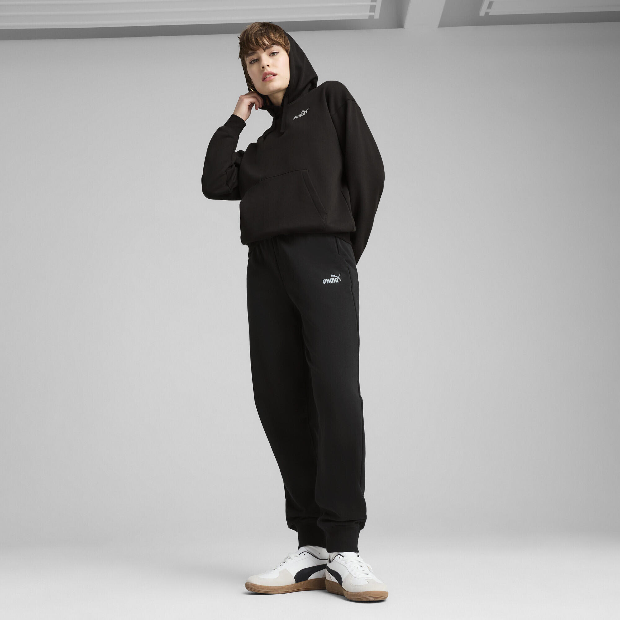 Felpa con cappuccio con logo piccolo Essentials No. 1 da donna PUMA 4/5