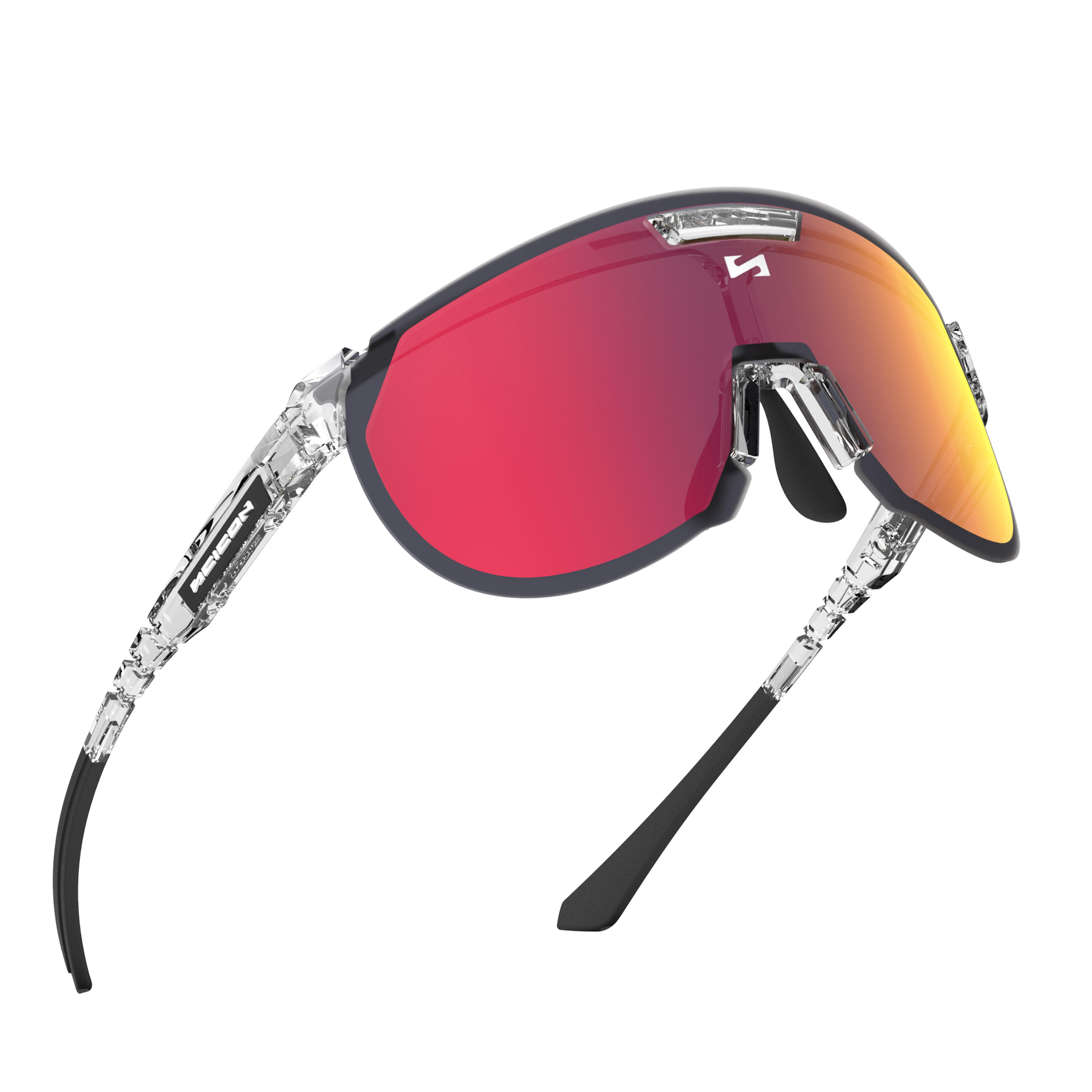 Gafas de ciclismo Aerotrail Cristal Brillante / Rojo Espejado 5/6