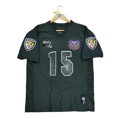 Second life - Herren NFL Baltimore Ravens Schwarzes Trikot - In gutem Zustand