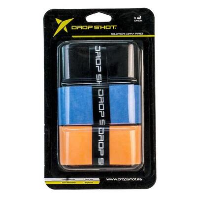 3-pack of drop shot super dry overgrips
