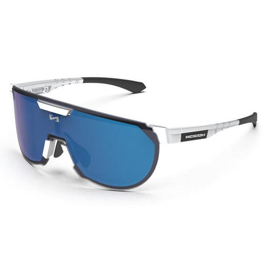 Aerotrail Occhiali Sportivi Bianco / Blu Specchiato Scicon Sports