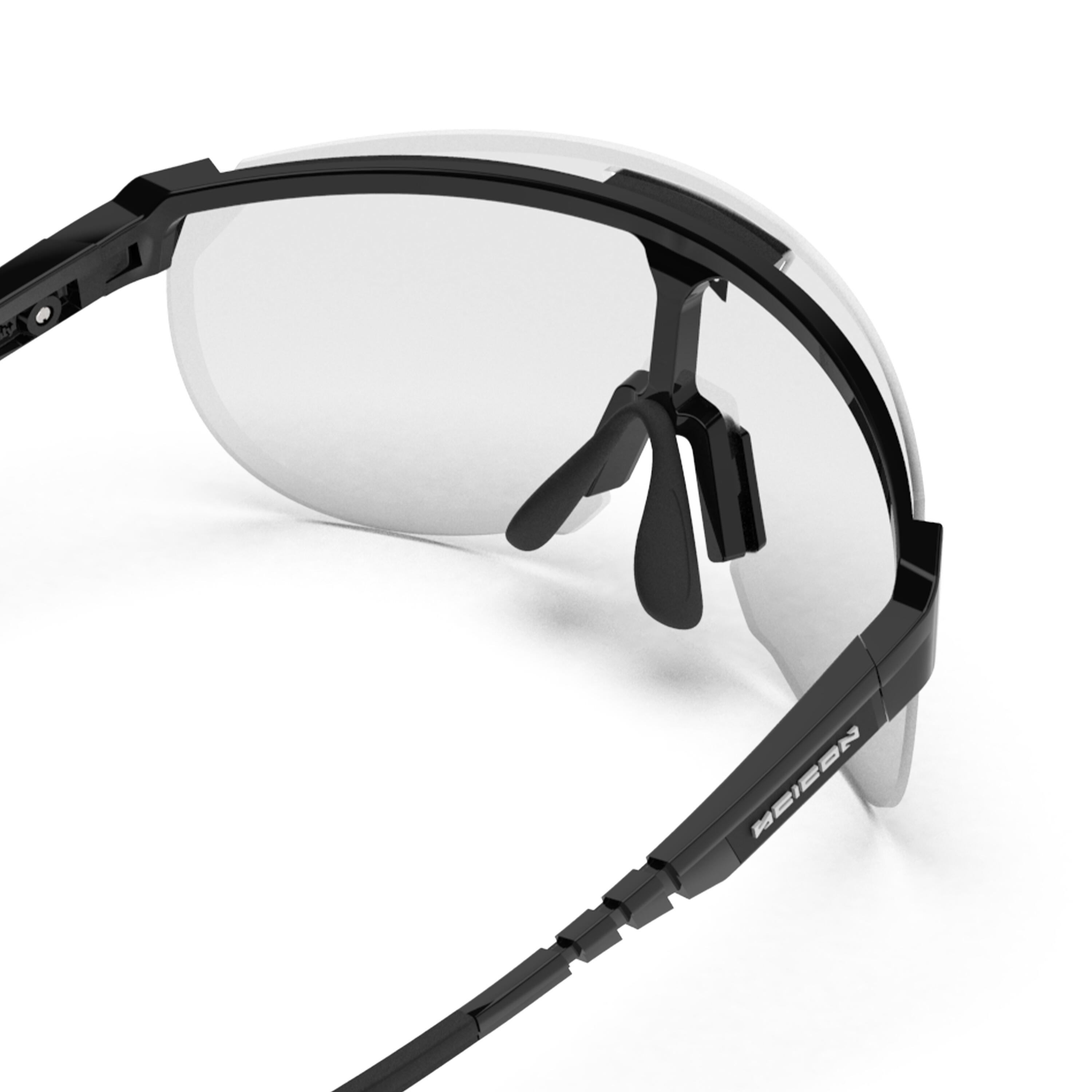 Lunettes Aerotrail Noir Brillant / Photochromique Argent Scicon Sports 4/6