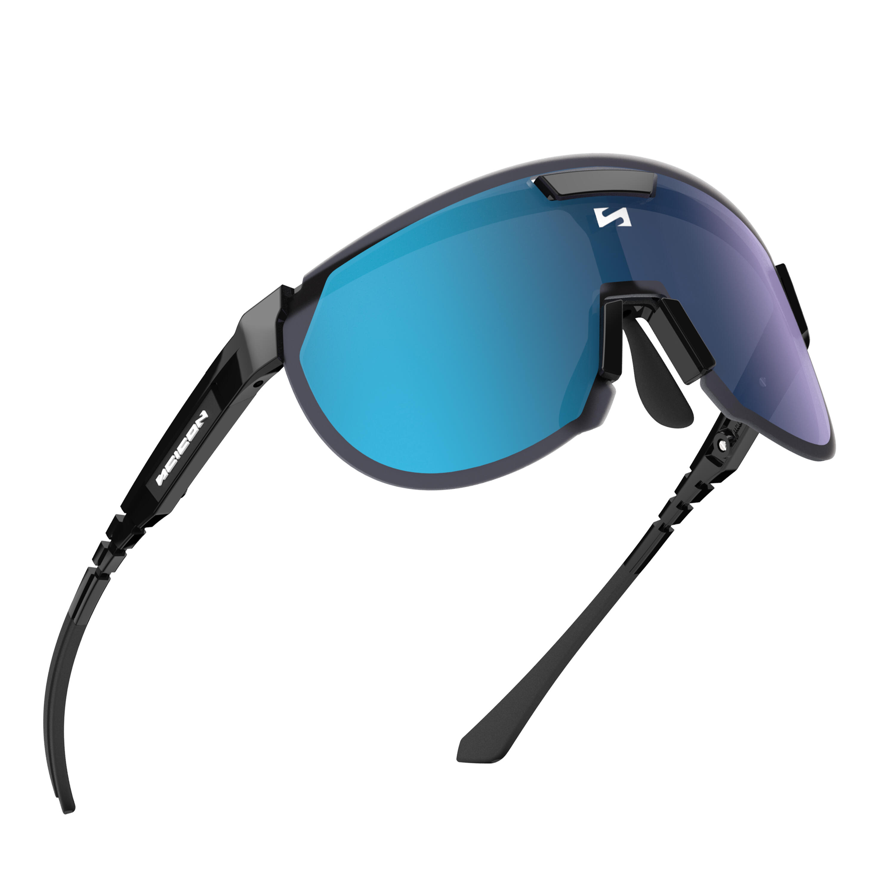 Aerotrail Occhiali Sportivi Nero / Blu Scicon Sports 5/6