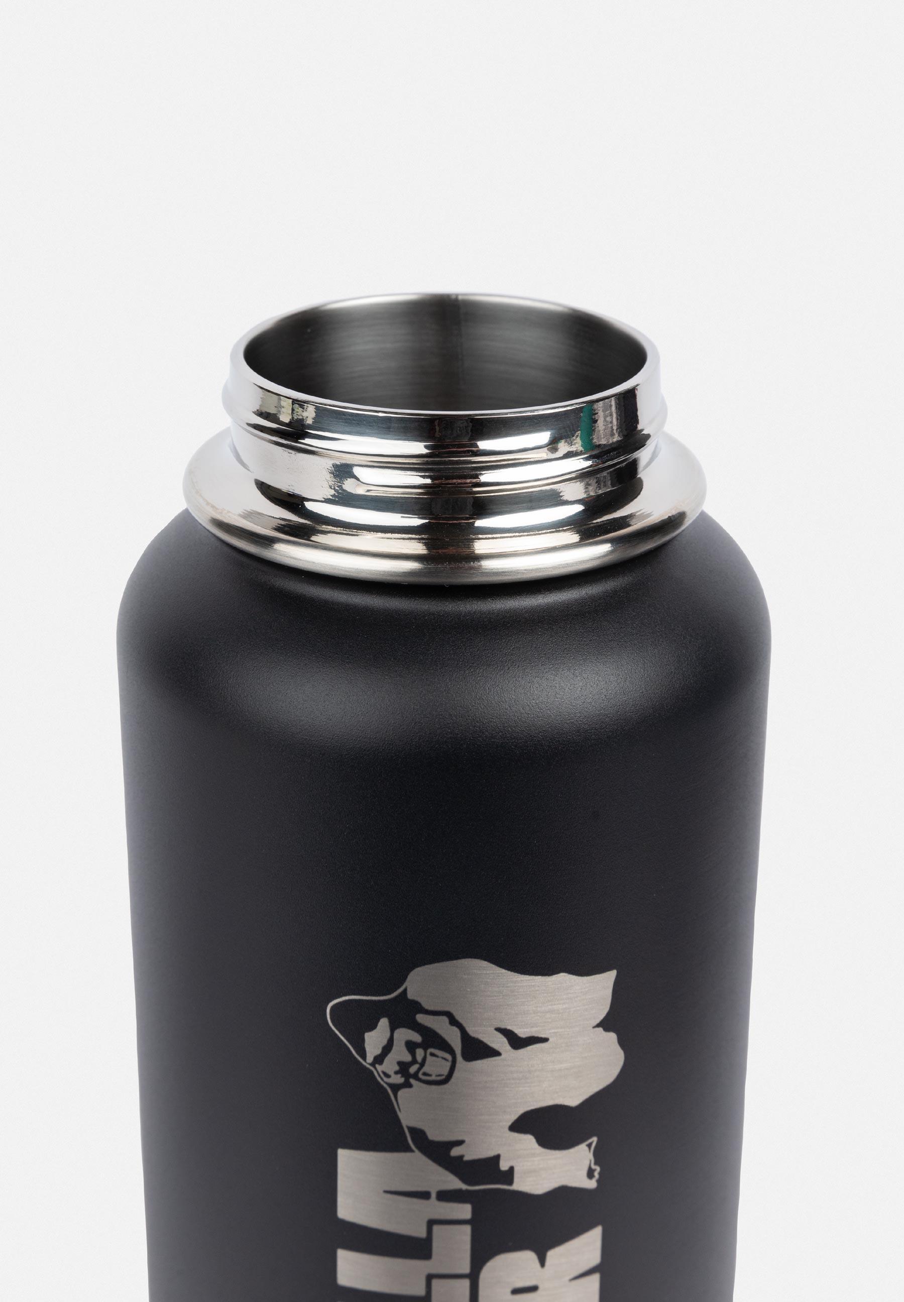 Insulated Stainless Steel Water Bottle 1000ML - Zwart 5/6
