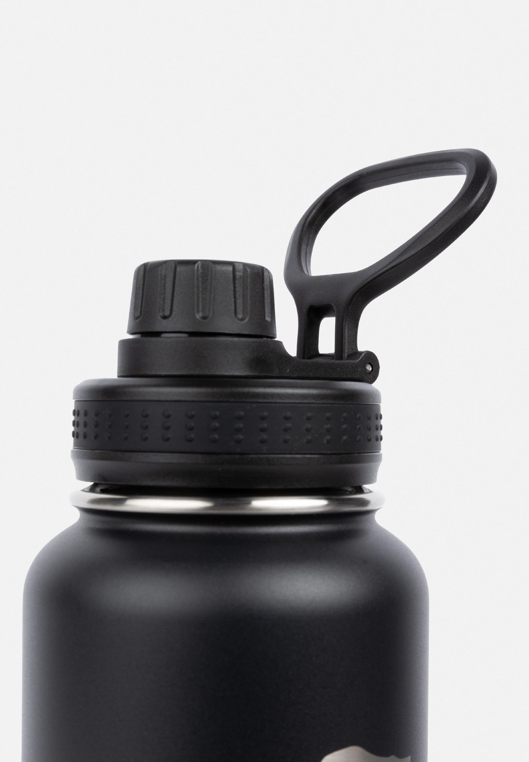 Insulated Stainless Steel Water Bottle 1000ML - Zwart 4/6
