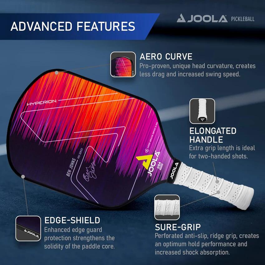 JOOLA Ben Johns Hyperion CAS 13.5mm Pickleball Paddle