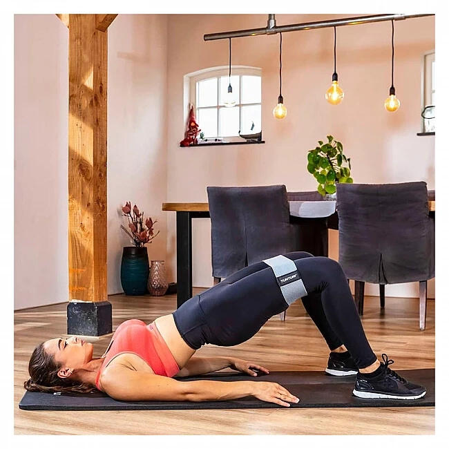 Tunturi Textile Resistance Bands Set 3 Pieces 8 cm – 3 Resistances 3/7