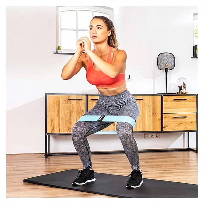 Tunturi Textile Resistance Bands Set 3 Pieces 8 cm – 3 Resistances 5/7