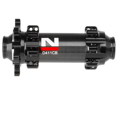 Novatec 3in1 11s voornaaf carbon disc steekas 24h ø15x100mm