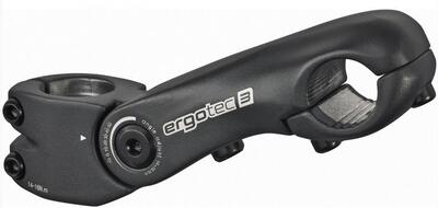 Ergotec stuurpen kobra vario ahead 25,4 mm 100 mm zwart level 3