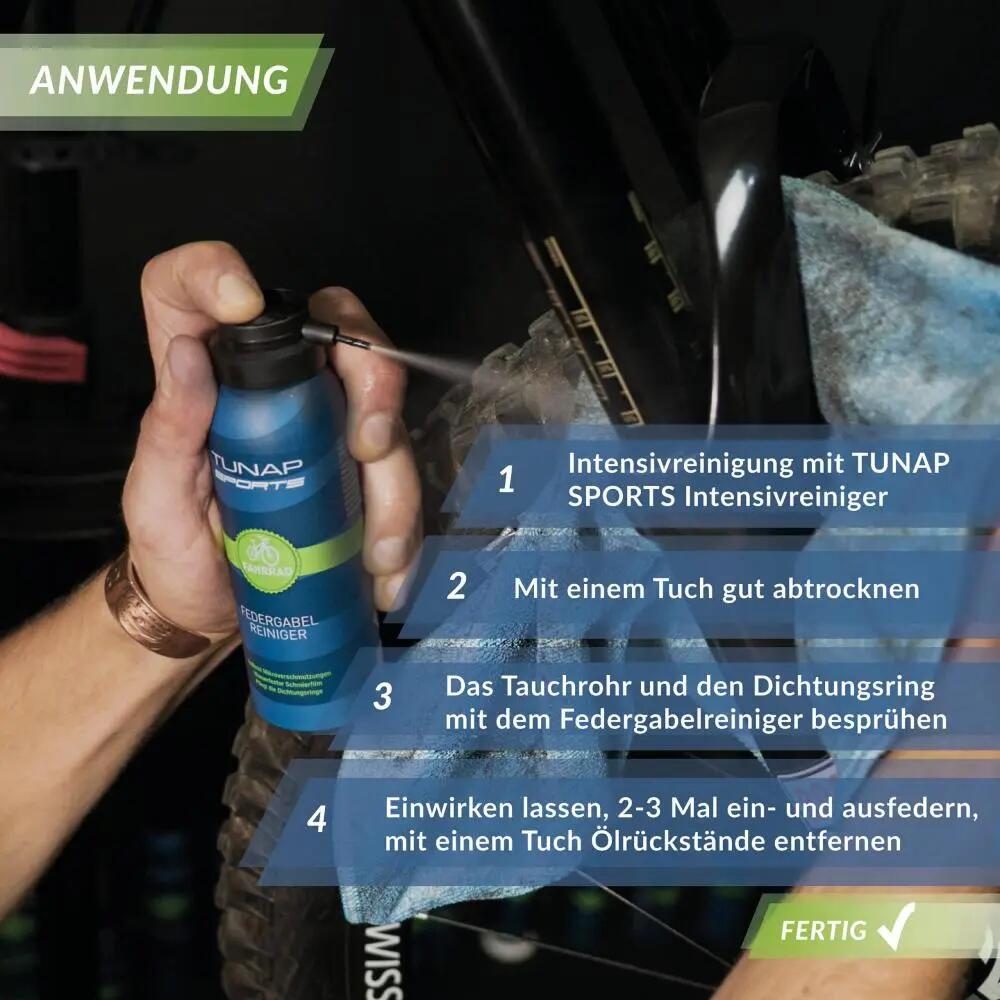 Tunap Sports Federgabelreiniger e-bike ready 125 ml 3/7