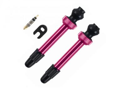 Valvola tubeless Barbieri SV 45 mm alluminio rosa 2 pezzi