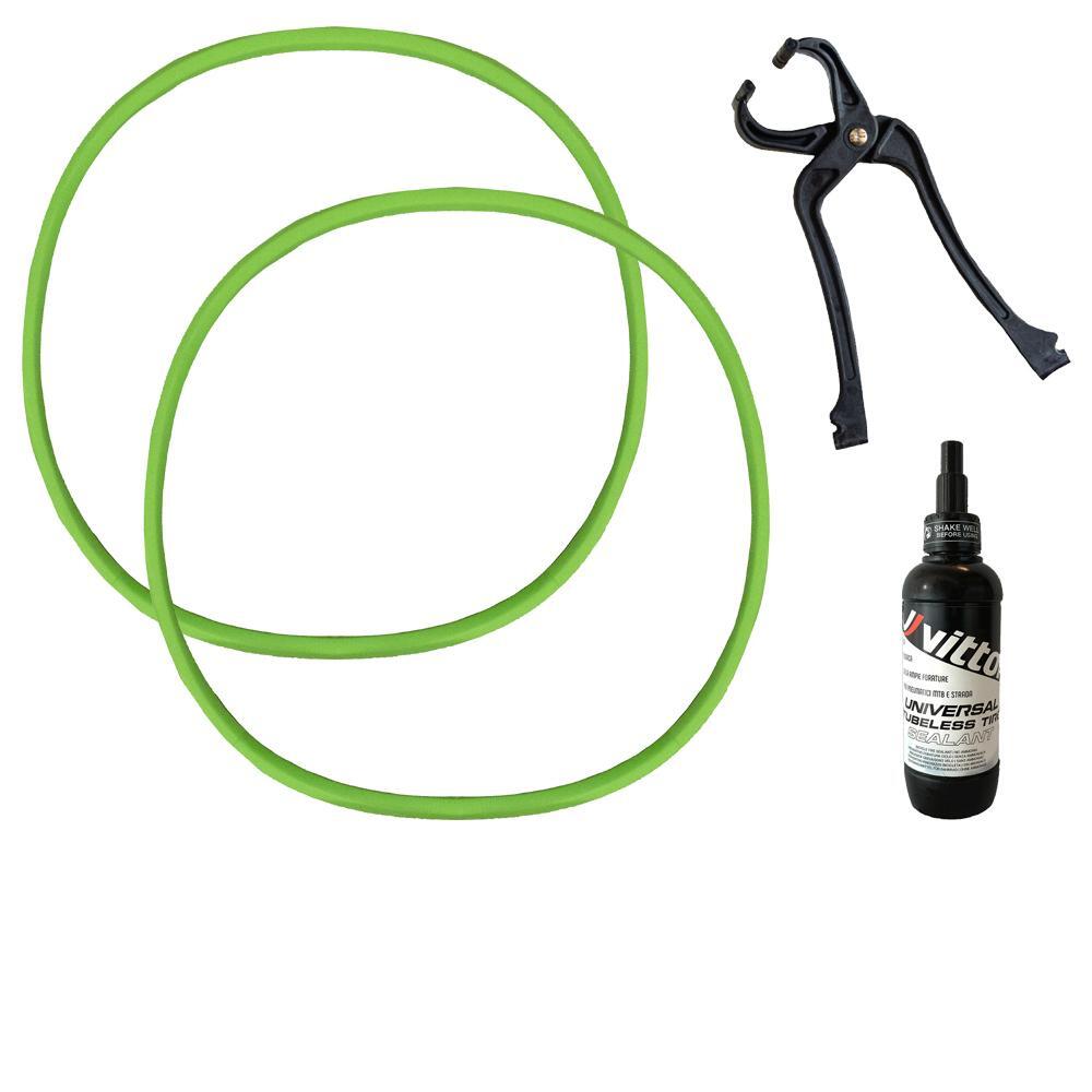 Vittoria Air-liner Road Kit S 2x Air-liner Outil + liquide préventif 80 ml 2/3