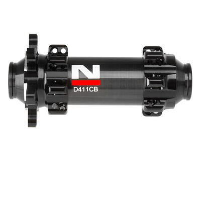 Novatec 3in1 11s voornaaf carbon disc steekas 28h ø15x100mm