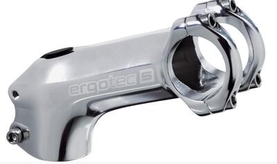 Ergotec stuurpen charisma ahead 90 mm zilver level 5