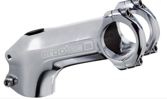 Ergotec stuurpen Charisma Ahead 90 mm zilver Level 5