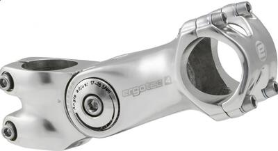 Ergotec stuurpen octopus 2 ahead 25,4 mm 105 mm zilver level 4