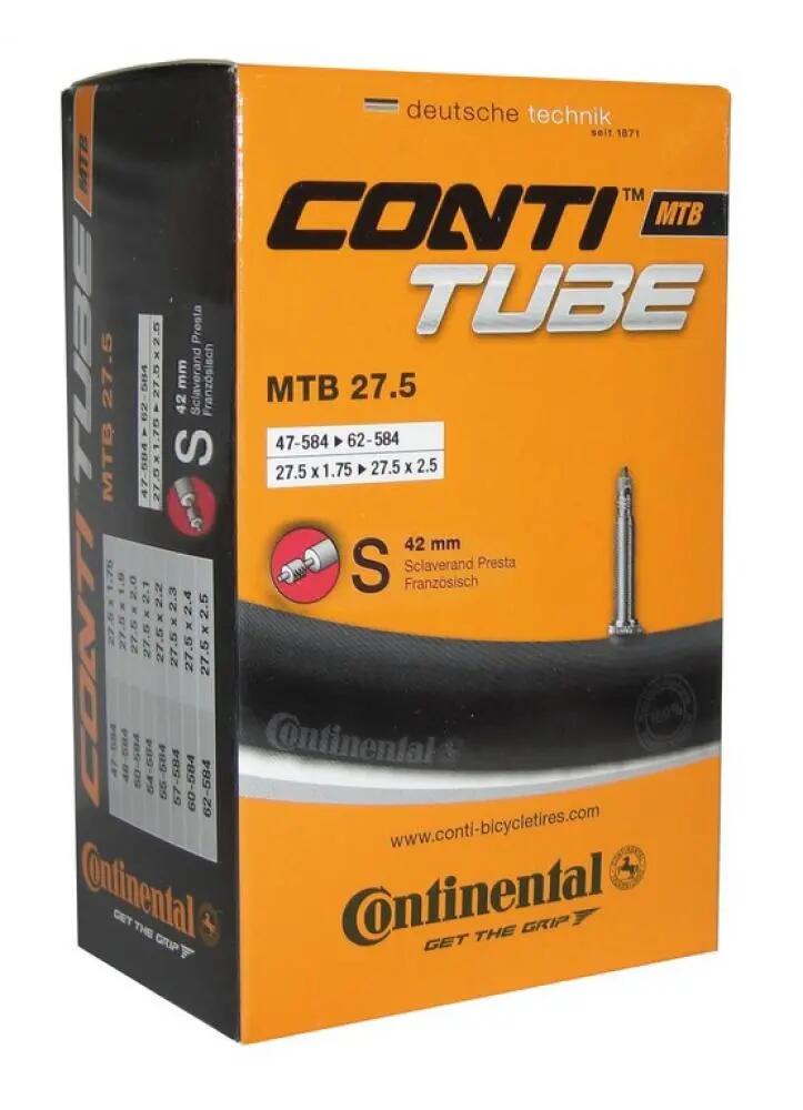 Continental 4er Set Conti Tube MTB 27.5" Fahrradschläuche, 27.5x1.75-2.40, Sc... 2/3