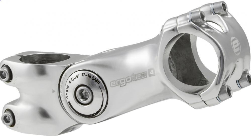 Ergotec potence Octopus 2 Ahead 25,4 mm 105 mm argent Level 4 2/3
