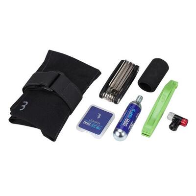 Bbb combiset rollpack co2 zadelzak + gereedschapsset incl. co2-pomp - rollpa...