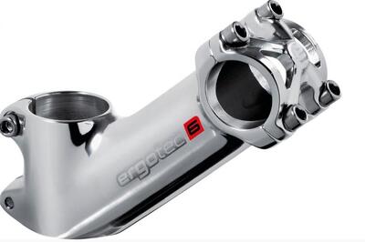 Ergotec stuurpen high pike 2 25,4mm 120mm zilver level 6