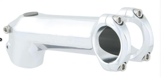 Mostek Ergotec Charisma Ahead 120 mm, zacisk 31,8 mm, srebrny