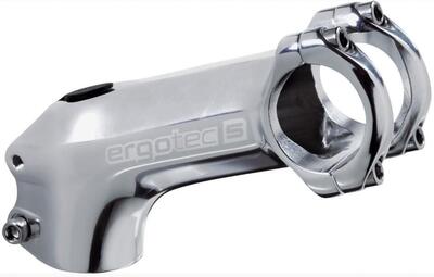 Ergotec stuurpen charisma ahead 25,4 mm 110 mm zilver level 5