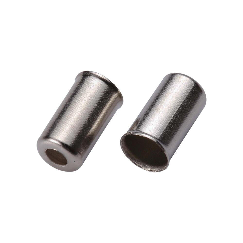 Lot de 150 Butées de Gaine BBB CableEnd Workshop en Cuivre 5mm Argent 3/3