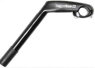 Ergotec stuurpen "eagle 2" 25,4 mm 25,4 mm 80 mm zwart level 2