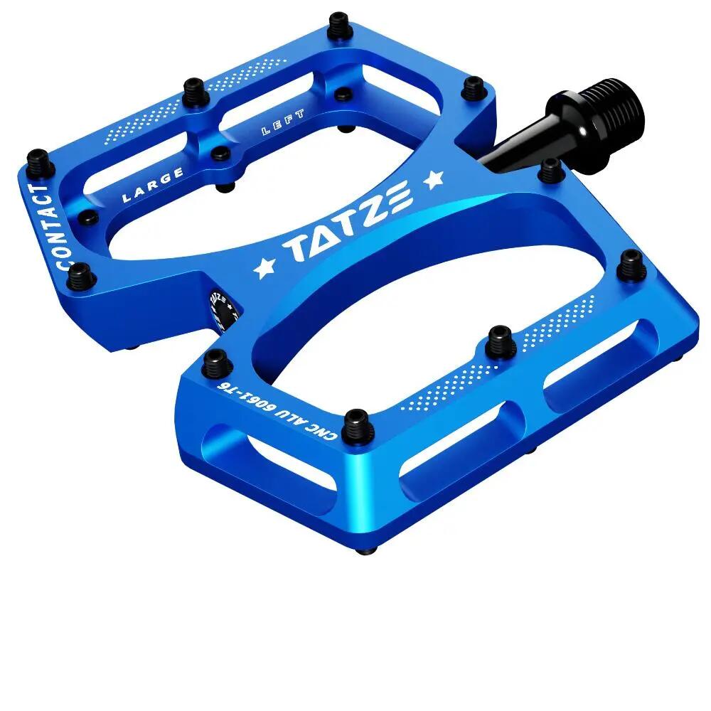 Tatze pédale CONTACT CNC L bleue plateforme 10 pins par côté 2/3