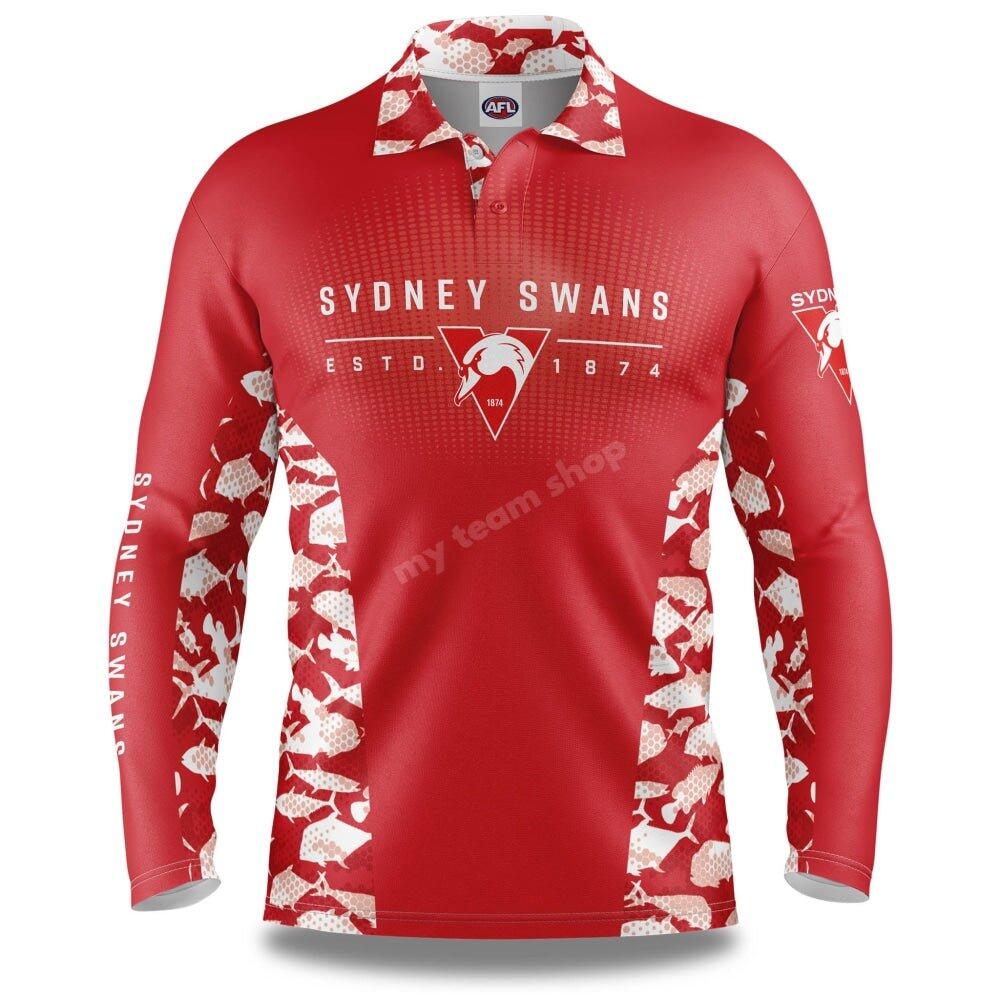 SYDNEY SWANS AFL "REEF RUNNER" FISHING SHIRT