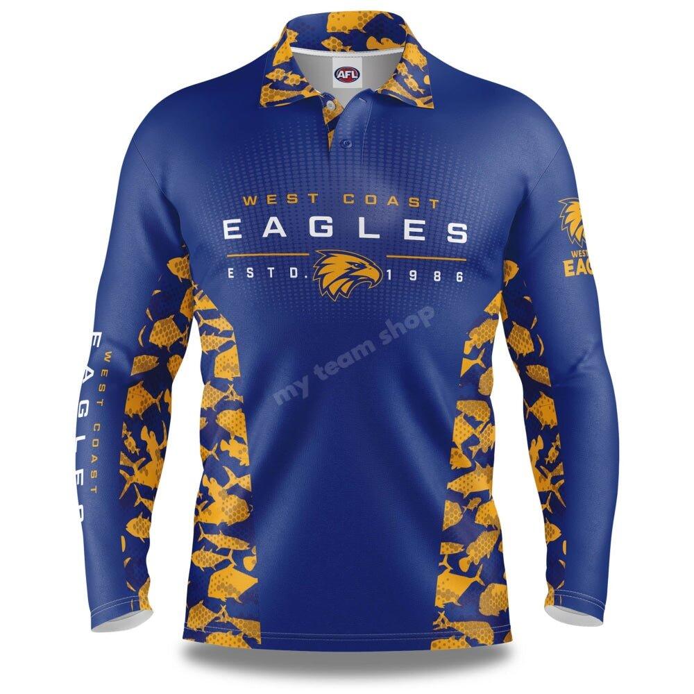 WEST COAST EAGLES AFL "REEF RUNNER" FISHING SHIRT