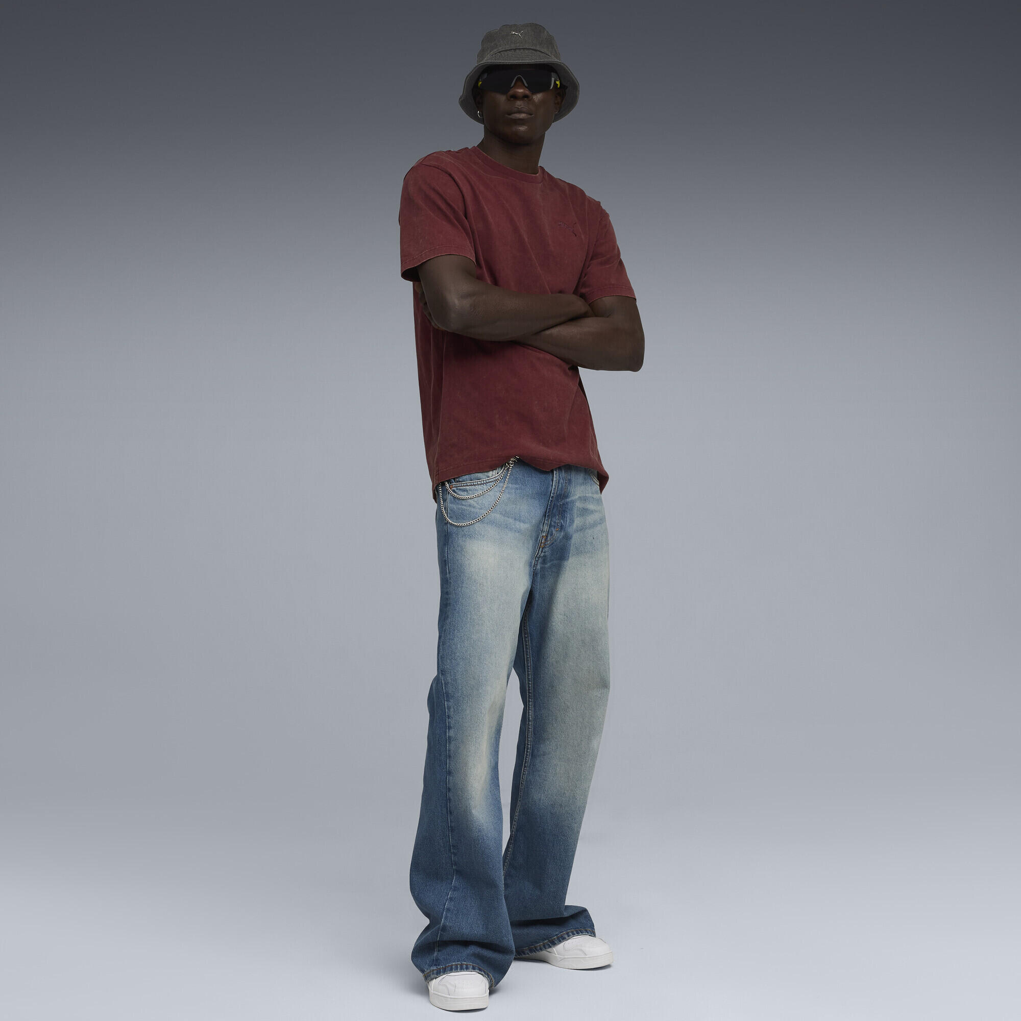 T-shirt décontracté délavé Essentials Elevated Homme PUMA 4/7