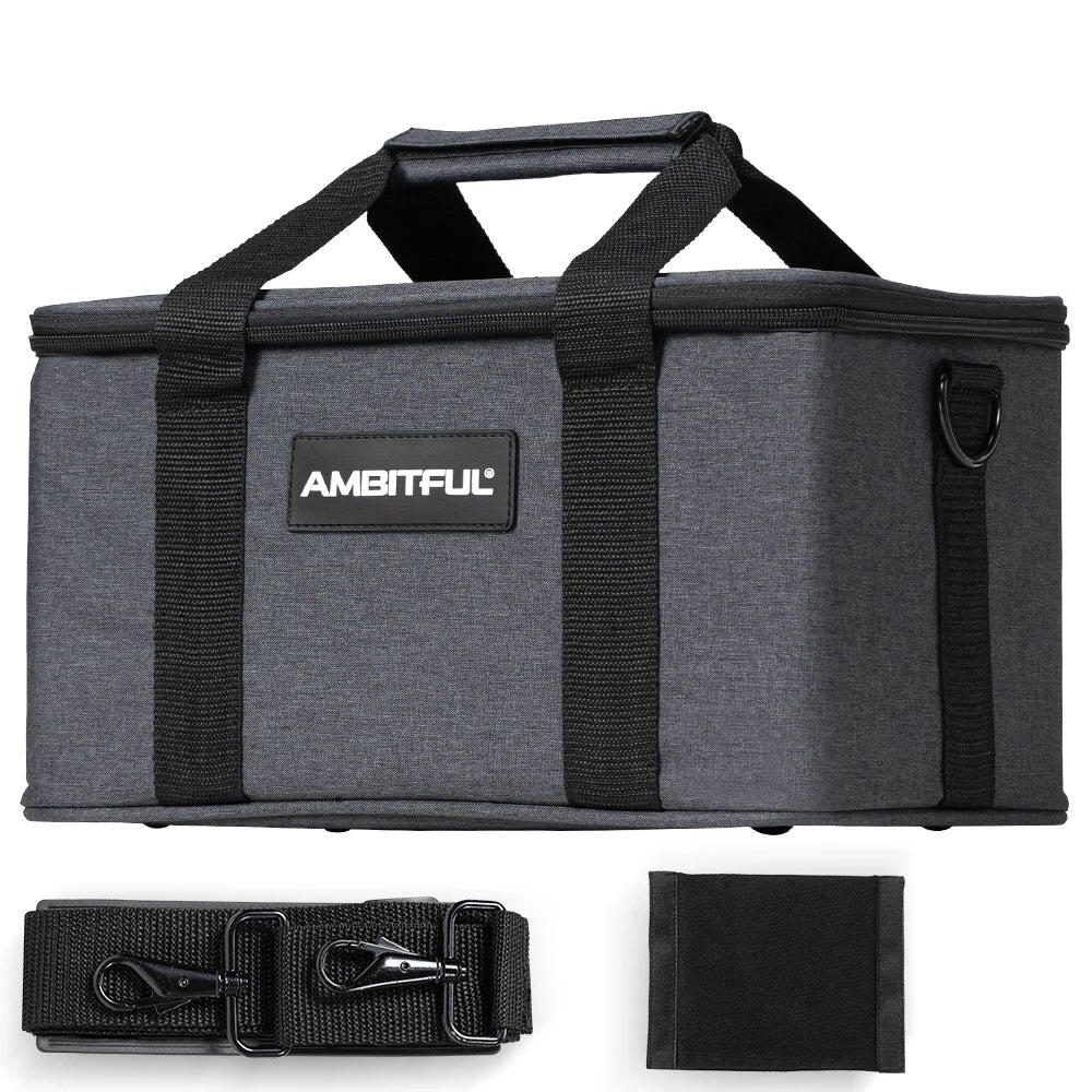 NNEOBA Studio Flash Video Camera Shoulder Bag Grey